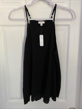 Charming Charlie Black Spaghetti-Strap Camisole